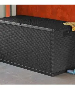 vidaXL Garden Storage Box Anthracite 120x56x63 cm