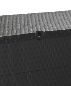 vidaXL Garden Storage Box Anthracite 120x56x63 cm