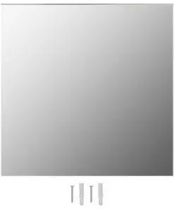 vidaXL Wall Mirror 50×50 cm Square Glass