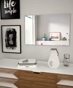vidaXL Wall Mirror 60×40 cm Rectangular Glass