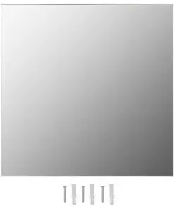 vidaXL Wall Mirror 70×70 cm Square Glass