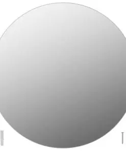 vidaXL Wall Mirror 50 cm Round Glass