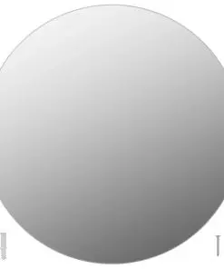 vidaXL Wall Mirror 60 cm Round Glass