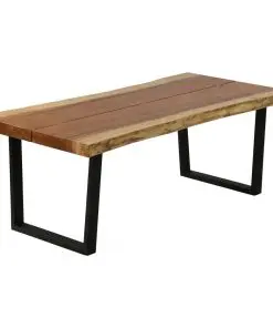 vidaXL Coffee Table Solid Suar Wood 102x56x41 cm