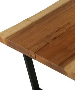 vidaXL Coffee Table Solid Suar Wood 102x56x41 cm