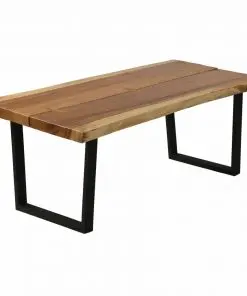 vidaXL Coffee Table Solid Suar Wood 102x56x41 cm