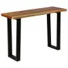 vidaXL Console Table Solid Suar Wood 110x35x75 cm