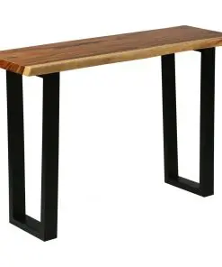 vidaXL Console Table Solid Suar Wood 110x35x75 cm