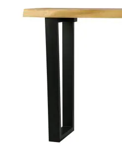 vidaXL Console Table Solid Suar Wood 110x35x75 cm
