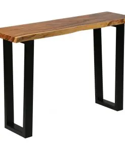 vidaXL Console Table Solid Suar Wood 110x35x75 cm