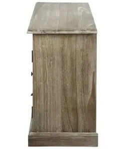 vidaXL TV Cabinet Solid Mindi Wood 145x35x60 cm