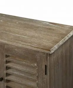 vidaXL TV Cabinet Solid Mindi Wood 145x35x60 cm