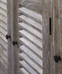 vidaXL Sideboard Solid Mindi Wood 145×32.5×77 cm