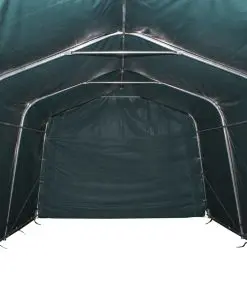 vidaXL Removable Livestock Tent PVC 550 g/m² 3.3×8 m Dark Green