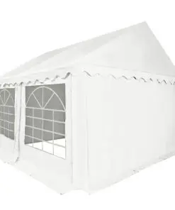 vidaXL Garden Marquee PVC 3×4 m White