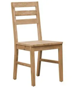 vidaXL Dining Chairs 4 pcs Solid Acacia Wood