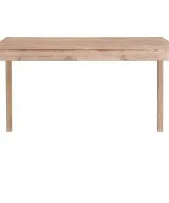 vidaXL 5 Piece Dining Set Solid Acacia Wood