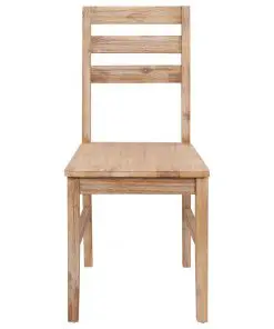 vidaXL 5 Piece Dining Set Solid Acacia Wood