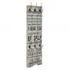 vidaXL Wall-mounted Coat Rack with 6 Hooks 120×40 cm THANK YOU