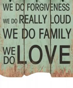 vidaXL Wall-mounted Coat Rack with 6 Hooks 120×40 cm HAPPY LOVE