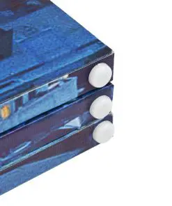 vidaXL Folding Room Divider 228×180 cm Paris by Night