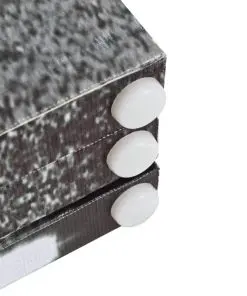 vidaXL Folding Room Divider 200×180 cm London Bus Black and White