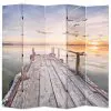 vidaXL Folding Room Divider 200×170 cm Lake