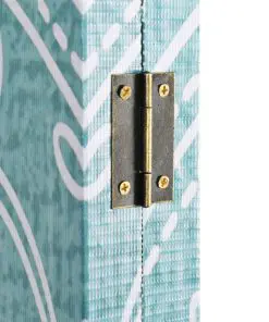 vidaXL Folding Room Divider 228×180 cm Butterfly Blue