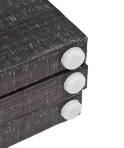 vidaXL Folding Room Divider 120×170 cm Feathers Black and White