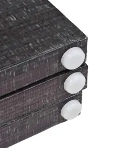 vidaXL Folding Room Divider 200×170 cm Feathers Black and White