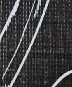 vidaXL Folding Room Divider 228×170 cm Feathers Black and White