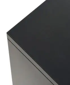 vidaXL Sideboard Metal Industrial Style 120x35x70 cm Black