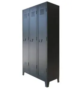 vidaXL Locker Cabinet Metal Industrial Style 90x45x180 cm