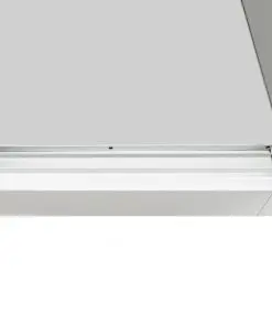 vidaXL Office Cabinet with Sliding Doors Metal 90x40x90 cm Grey