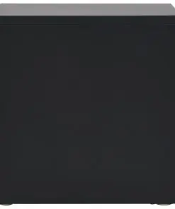 vidaXL Filing Cabinet with 5 Drawers Metal 28x35x35 cm Black