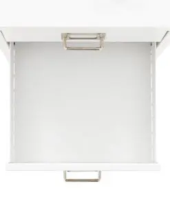 vidaXL Filing Cabinet with 5 Drawers Metal 28x35x35 cm White