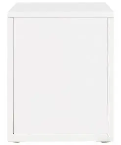 vidaXL Filing Cabinet with 5 Drawers Metal 28x35x35 cm White
