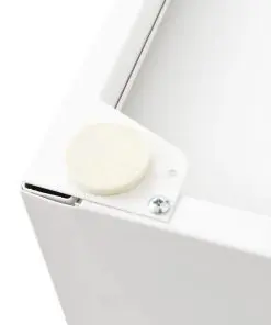 vidaXL Filing Cabinet with 5 Drawers Metal 28x35x35 cm White