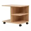 vidaXL Rolling Shelf 50x35x42 cm Oak vidaXL Rolling Shelf 50x35x42 cm Oak