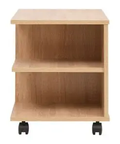 vidaXL Rolling Shelf 50x35x42 cm Oak