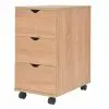 vidaXL Drawer Unit 33x45x60 cm Oak
