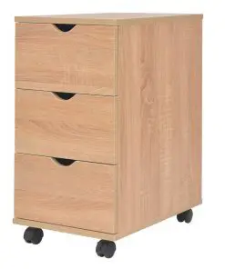 vidaXL Drawer Unit 33x45x60 cm Oak