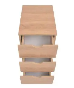 vidaXL Drawer Unit 33x45x60 cm Oak