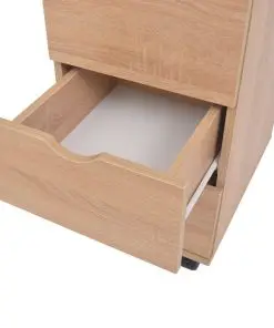 vidaXL Drawer Unit 33x45x60 cm Oak