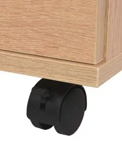 vidaXL Drawer Unit 33x45x60 cm Oak