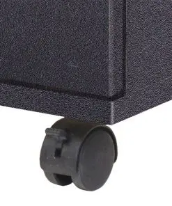 vidaXL Drawer Unit 33x45x60 cm Black