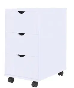 vidaXL Drawer Unit 33x45x60 cm White