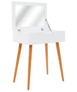 vidaXL Dressing Table with Mirror MDF 60x40x75 cm