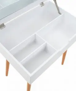 vidaXL Dressing Table with Mirror MDF 60x40x75 cm