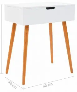 vidaXL Dressing Table with Mirror MDF 60x40x75 cm